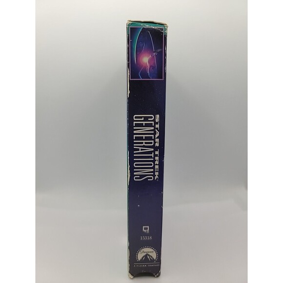 Sealed Vintage Star Trek Generations Wideacreen VHS Tape 1995 - Picture 4 of 9